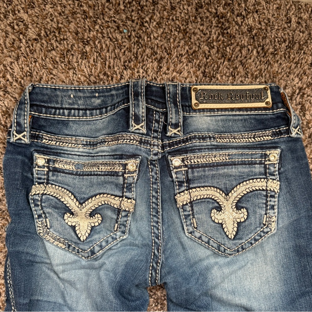 Rock Revival Dark Blue Boot Cut Jeans